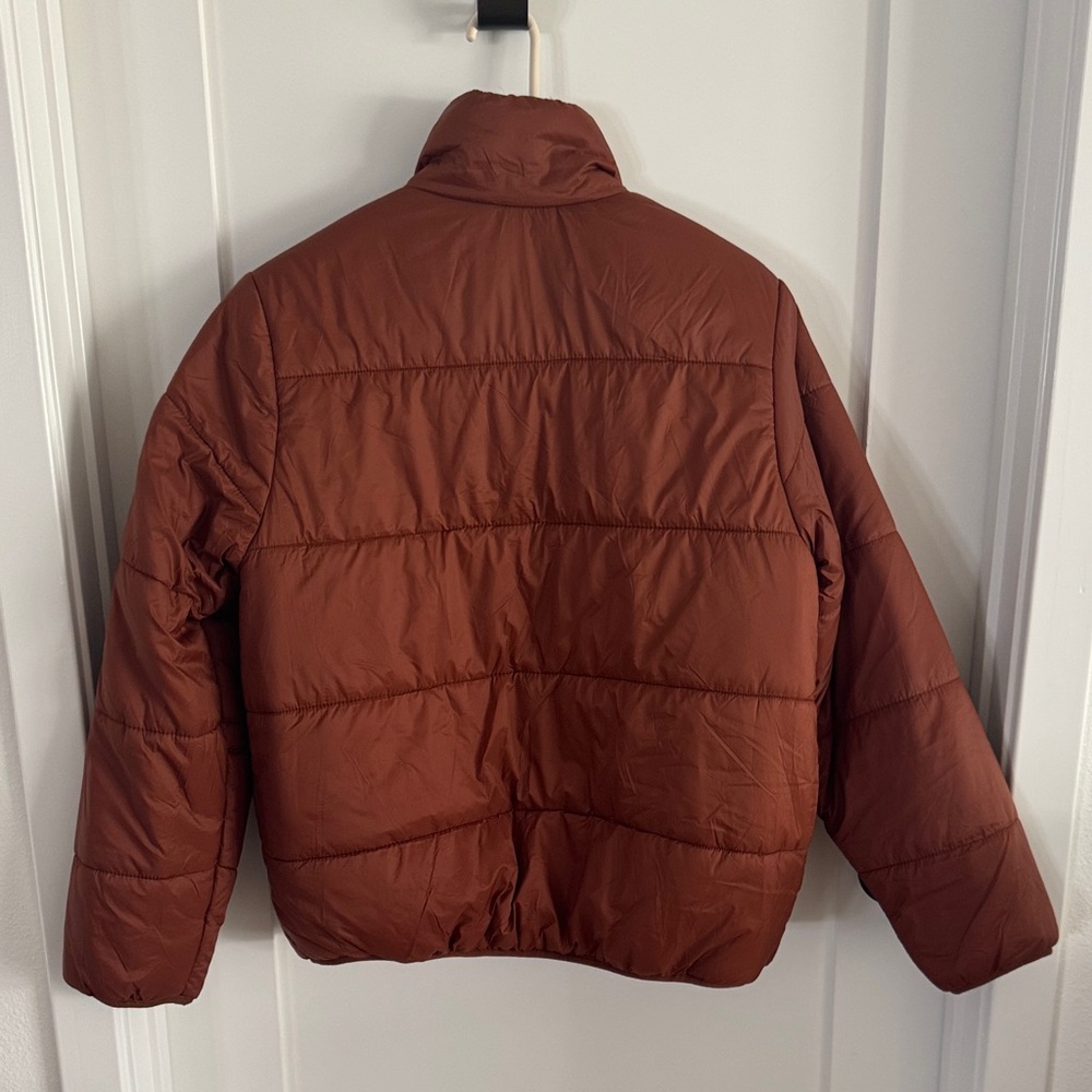 Universal Thread Copper Puffer Jacket - image 4